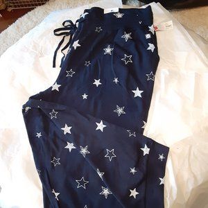 NWT LIVI Metro Jogger pants 22/24 Stars Navy Blue
